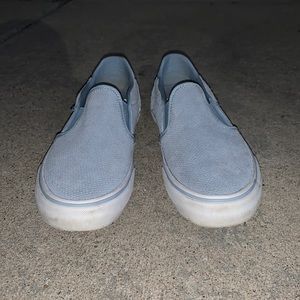 Perforated Blue Vans